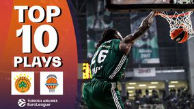 Παναθηναϊκός AKTOR - Βαλένθια 90-73: Τα Top 10 plays των «πρασίνων» στην αναμέτρηση