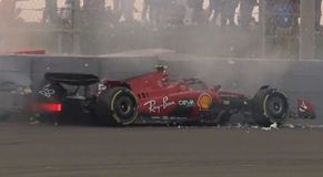 Τρομακτικό ατύχημα του Σάινθ και κόκκινη σημαία στις δεύτερες ελεύθερες δοκιμές του Άμπου Ντάμπι (vid)