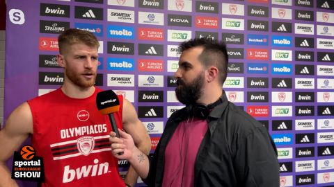 Ουόκαπ στο Sportal Euroleague Show: «Το final - 4 είναι πάντα στο μυαλό μας...»