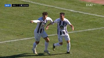 Ο Ηρακλής άνοιξε το σκορ κόντρα στον ΠΑΟΚ με τον Μπερτόγλιο