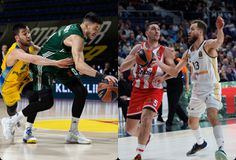 Η βαθμολογία της Euroleague μετά τις ήττες του Παναθηναϊκού και του Ολυμπιακού από Μακάμπι και Ρεάλ