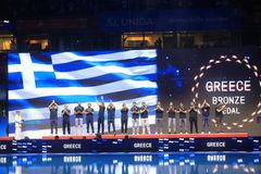 H απονομή του χάλκινου μεταλλίου στην Ελλάδα