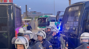 Χωρίς προβλήματα έφτασε ο Παναθηναϊκός στο «Γ. Καραϊσκάκης» (vid)