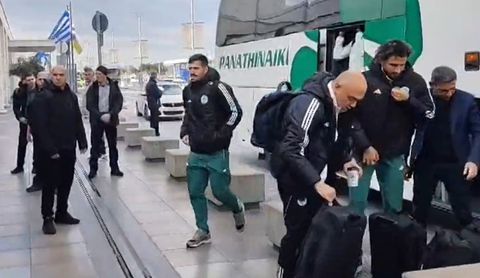 Παναθηναϊκός: Αναχώρησε για την Τσεχία το Τριφύλλι (vid)