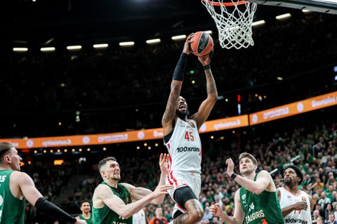 Η βαθμολογία της Euroleague μετά την ήττα του Ολυμπιακού από τη Ζάλγκιρις