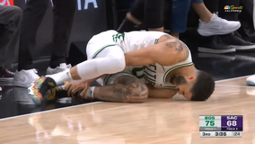 Ο Τέιτουμ γύρισε τον αστράγαλό του και προκάλεσε πανικό στους Σέλτικς (vid)