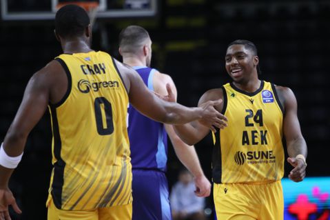Διπλή διάκριση για την ΑΕΚ στο BCL με Μπάρτλεϊ και Γκρέι