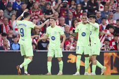 Η πρωταθλήτρια Μπαρτσελόνα έκλεισε τη σεζόν με τριάρα στην Μπιλμπάο