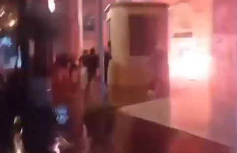 Επεισόδια μεταξύ οπαδών της ΑΕΚ και της Αλκαλόιντ στα Σκόπια (vid)