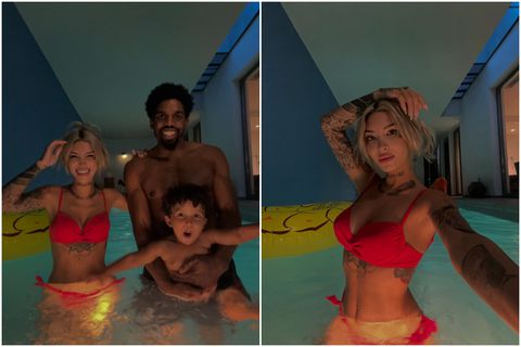 H οικογενειακή φωτογραφία των ΜακΚίσικ - Η Mπέριλ και ο Σακίλ σε στιγμές χαλάρωσης στην πισίνα