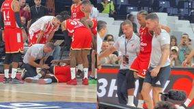 Συναγερμός στον Ερυθρό Αστέρα με τον τραυματισμό του Κάνααν - Αποχώρησε υποβασταζόμενος από το παρκέ (vid)