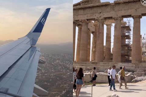 Η Γουέστ Χαμ ενημέρωσε πως έφτασε Αθήνα μέσω... Ακρόπολης (vid)