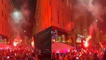 Πανζουρλισμός: «Έκαψαν» το παλιό λιμάνι της Μασσαλίας οι οπαδοί της ΑΕΚ! (vid)