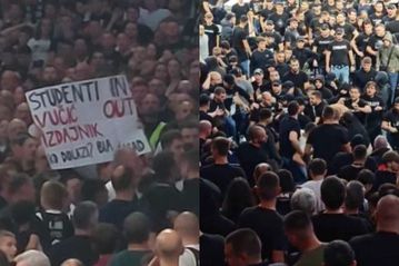 Ξέφυγε η κατάσταση στο Παρτίζαν - Παρί:  Άγρια σύρραξη οπαδών (vid)