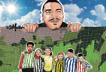 Μήνυμα κατά της οπαδικής βίας με γκράφιτι για τον Αλκη - «Τα παιδιά μπορούν να αλλάξουν τον κόσμο»