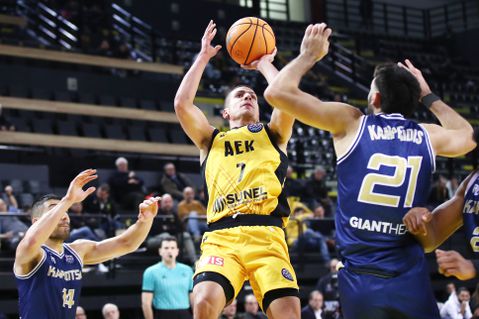 Ψηλά στο Power Ranking του BCL η ΑΕΚ - Χαμηλά η Καρδίτσα