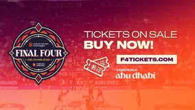 Σε κυκλοφορία τα εισιτήρια για το Final Four του Άμπου Ντάμπι!