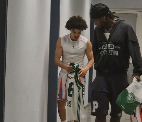 Θερμή συνάντηση Λεσόρ και Ιφί μετά το Παναθηναϊκός-Παρί