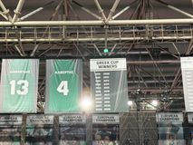 Ανανεώθηκε το λάβαρο των Κυπέλλων του Παναθηναϊκού στο T-Center