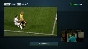 Κόκκινη κάρτα ο ΠΑΟΚ από το 10' στο ντέρμπι με την ΑΕΚ: Αποβλήθηκε ο Κάργας! (vid)