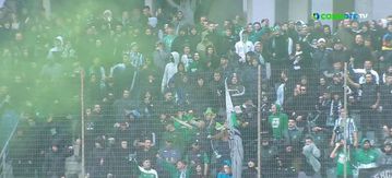 Χορεύει στη βροχή ο κόσμος του Παναθηναϊκού στο Πανθεσσαλικό (vid)