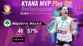 Η Μαριάννα Μπελιά MVP του τέταρτου τελικού της Volleyleague γυναικών