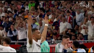 Θαυμάσια εκτέλεση φάουλ του Εμπαπέ για το 1-1 της Ρεάλ Μαδρίτης!