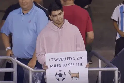 Οπαδός διανύει 2.000 χλμ για να δει τον Μέσι στο MLS, χωρίς να ξέρει ότι ο Αργεντινός κάνει διακοπές (vid)