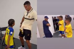 Κιμ Καρντάσιαν: Τα παιδιά της έκαναν «siu» με τον Ρονάλντο και χόρεψαν με τον Νεϊμάρ (vids)