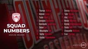 Ποιες φανέλες επέλεξαν οι παίκτες του Ολυμπιακού