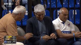 ΑΕΚ - Προμηθέας | Παρακολουθεί την αναμέτρηση ο Παναγιώτης Γιαννάκης