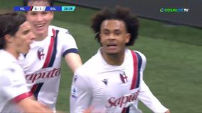 Μίλαν - Μπολόνια: Οι φιλοξενούμενοι άνοιξαν το σκορ με θαυμάσιο πλασέ του Ζίρκζι