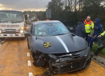 Τροχαίο για Κόλο Μουανί και Οντομπέρ πριν τον αγώνα της Τότεναμ στο Champions League (pics)