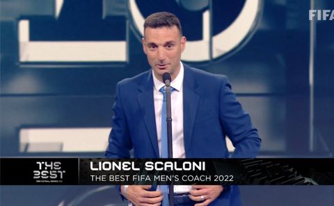 Καλύτερος προπονητής ο Λιονέλ Σκαλόνι!