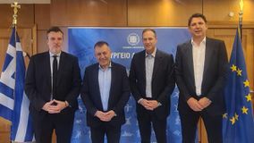 Συνάντηση Μελή και Βρούτση με φόντο την ανάπτυξη του επαγγελματικού μπάσκετ