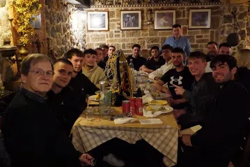 ΑΕΚ: Ο Χρήστος Νικολόπουλος στα επινίκια των πρωταθλητών Εφήβων (pic)