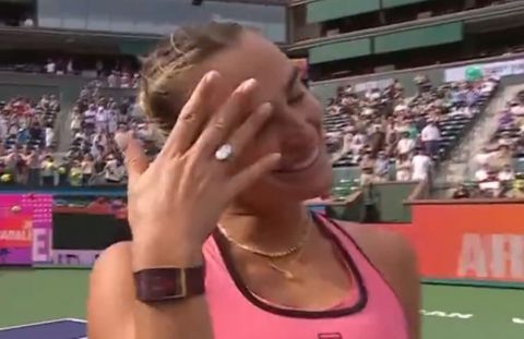 Σαμπαλένκα: «Ζήτησα μονόπετρο δεκατεσσάρων καρατιών και πήρα δώδεκα»