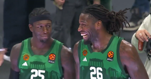 Ναν και Λεσόρ σε εύθυμο κλίμα μετά τη νέα νίκη του Παναθηναϊκού (vid)