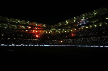 Ο γιος του Μελισσανίδη πίσω από το... πάρτι της «Opap Arena»: Τα φώτα, η μουσική και το επταμελές τιμ