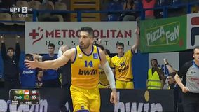 Περιστέρι - Παναθηναϊκός: Σημαντικά σουτ του Κασελάκη στο φινάλε του α' δεκαλέπτου