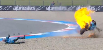 Τρομακτικό ατύχημα για τον Ογκούρα στο Άσεν (vid)