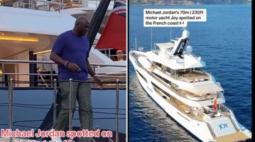 Ίλιγγος: Η θαλαμηγός του Τζόρνταν μήκους 70μ. χρειάζεται μόλις 19 άτομα προσωπικό - Οι βόλτες στη Μεσόγειο (vid)