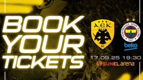 ΑΕΚ: Τα εισιτήρια για το φιλικό με τη Φενενέρμπαχτσε