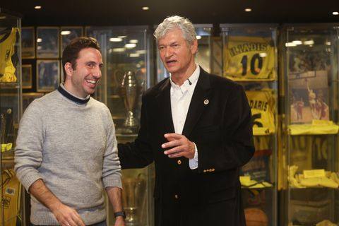 Ο Χάρης Παπαγεωργίου και Αγαπητός Διακογιάννης μίλησαν για την αποπληρωμή των οφειλών και το Αλεξάνδρειο