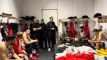 Μπαρτζώκας στα αποδυτήρια του Ολυμπιακού: «Είδαμε το ταλέντο μας, την προοπτική μας, το επίπεδό μας ως ομάδα» (vid)