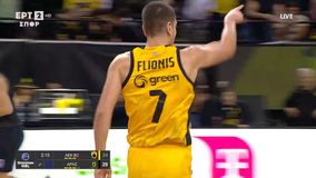 Συνεχόμενα τρίποντα του Φλιώνη για το +5 της Ένωσης