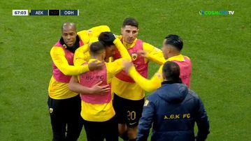 Ο Πόνσε «χτύπησε» ξανά για το 2-0 της ΑΕΚ κόντρα στον ΟΦΗ
