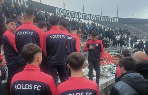 Η Κ19 του Βόλου τίμησε τη μνήμη των φίλων του ΠΑΟΚ (pics)