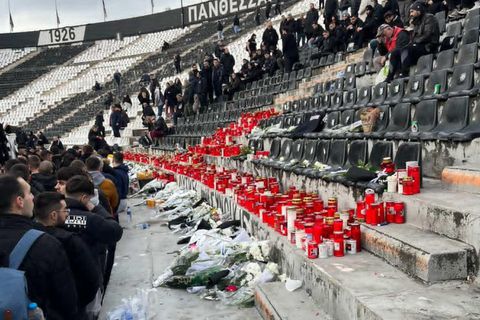 Μνημόσυνο στην Τούμπα για τους αδικοχαμένους οπαδούς του ΠΑΟΚ - Το παρών έδωσε και αντιπροσωπεία του Άρη (gallery)