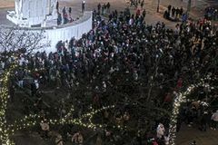 «Ερυθρόλευκο» πάρτι στην πλατεία Νταμ του Άμστερνταμ